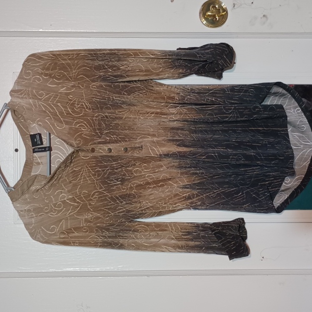 New Directions Petite Small Blouse Small